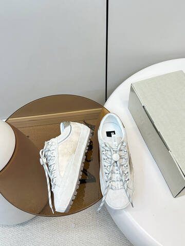 Golden Goose Super Star Off White Silver White Sneaker (BS-87395)