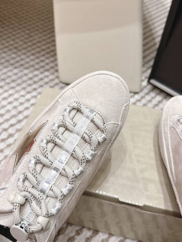 Golden Goose GGDB Golden Goose Off White Silver Beige Sneaker (BS-87437)