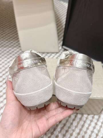 Golden Goose GGDB Golden Goose Off White Silver Beige Sneaker (BS-87437)