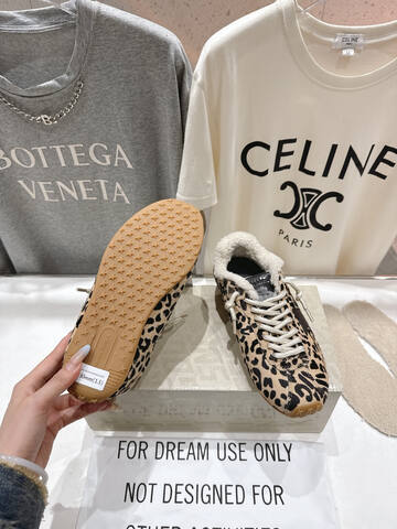 Golden Goose GGDB High Version Leaves The Factory Maoli Beige Black White Brown Sneaker (BS-87494)