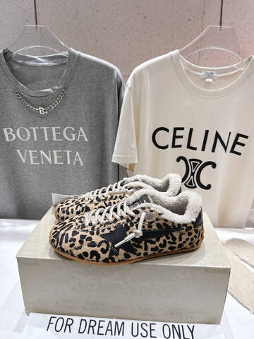 Golden Goose GGDB High Version Leaves The Factory Maoli Beige Black White Brown Sneaker (BS-87494)