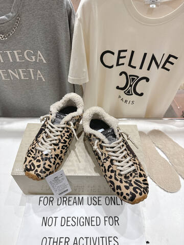 Golden Goose GGDB High Version Leaves The Factory Maoli Beige Black White Brown Sneaker (BS-87494)