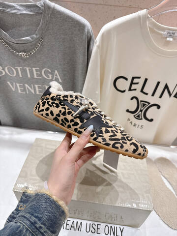 Golden Goose GGDB High Version Leaves The Factory Maoli Beige Black White Brown Sneaker (BS-87494)