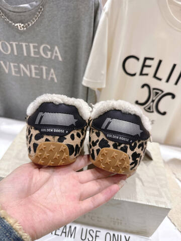 Golden Goose GGDB High Version Leaves The Factory Maoli Beige Black White Brown Sneaker (BS-87494)