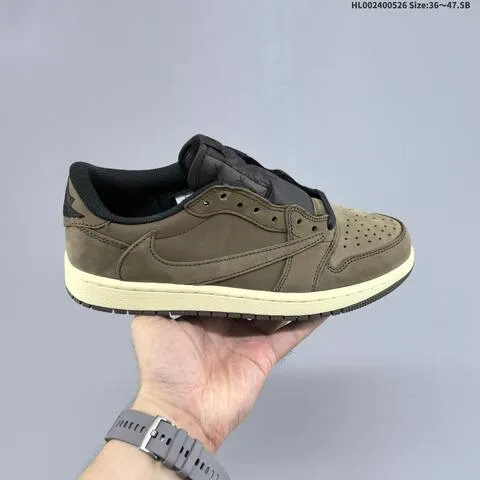 Jordan Air Jordan 1 Low Travis Scott brown/black/cream 36~47.5B lifestyle